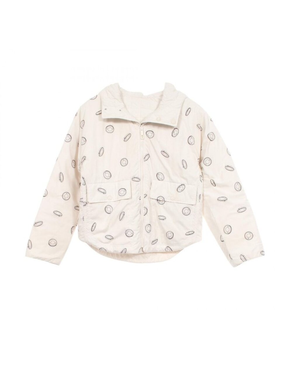 Hermes Clou de Selle Semis Reversible Hooded Jacket